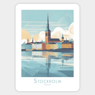 Serene Stockholm Reflection Sticker